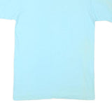 ANVIL Mens Blue Hard Rockin' Graphic T-Shirt L Short Sleeve Crew Neck Cotton