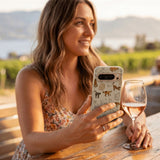 London Fog Kitty Cats Google Pixel 10/10 Pro Case - Lifestyle photo showing phone case in use