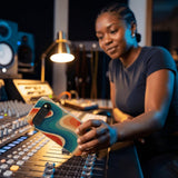 Seashell Disco Google Pixel 10/10 Pro Case - Lifestyle photo showing phone case in use