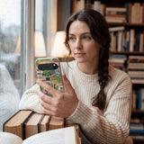 London Fog Botanical Oasis Google Pixel 10/10 Pro Case - Lifestyle photo showing phone case in use