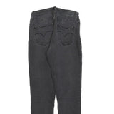 LEVI'S 721 Womens Jeans Black Slim Skinny Denim W29 L30 Premium Stretch