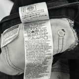 Levis 505 Jeans - 38W 30L Black Cotton