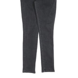 LEVI'S 711 Womens Slim Black Denim Raw Cotton Blend W30 L30 Skinny Jeans