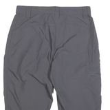 MAMMUT Womens Shorts Grey Sports Casual UK 10 W30 Polyester Blend Lightweight