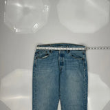 Levis 501 Jeans - 32W 30L Light Wash Cotton