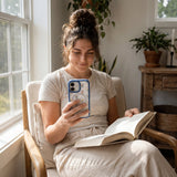 Clear Rosette Frame iPhone 17 Case With True Blue Ridge (MagSafe included) - 8465009377368_lifestyle_1773873504661_v5.jpg