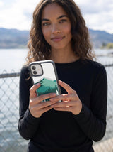 Clear Boreal iPhone Air Case With Noir Ridge (MagSafe included)