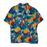 Islander Floral Hawaiian Shirt - Medium Multicoloured Viscose