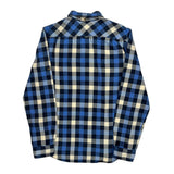 Fjallraven Checked Flannel Shirt - Medium Black Cotton