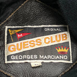 Campus Activities Guess College Varsity Jacket - XL Black Leather