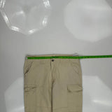 Carhartt Cargo Cargo Pants - 34W 30L Beige Cotton Blend