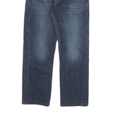 LEVI'S 505 Mens Jeans Blue Regular Straight Denim Medium W31 L25 Zip Closure