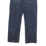 LEVI'S 505 Mens Jeans Blue Regular Straight Denim Medium W31 L25 Zip Closure