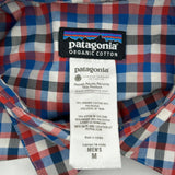 Pivot Energy Logo Patagonia Checked Shirt - Medium Multicoloured Cotton