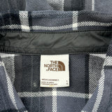 The North Face Checked Flannel Shirt - Large Black Cotton