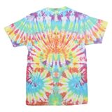 KIRKLAND Mens Multicolour Tie Dye T-Shirt M Short Sleeve Crew Neck Casual