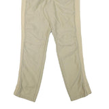 WORK NOT WORK Mens Cotton Blend Beige Slim Straight Trousers W34 L31 Stylish