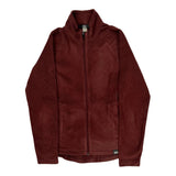 Rei Fleece Jacket - Small Burgundy Polyester