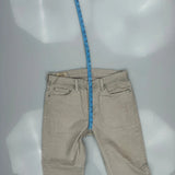 Levis Cord Trousers - 32″ Waist Beige Cotton