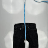505 Levis Jeans - 33W 30L Black Cotton