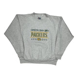 Green Bay Packers Majestic Football Sweatshirt - XL Gray Cotton Blend