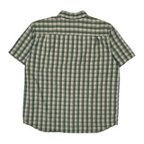 Carhartt Checked Short Sleeve Shirt - XL Green Cotton