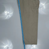 Wrangler Cargo Trousers - 36W 34L Beige Cotton