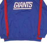 NFL Mens Blue & Red Giants Zip Polyester Blend Jacket 2XL Sportswear Teamwear