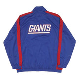 NFL Mens Blue & Red Giants Zip Polyester Blend Jacket 2XL Sportswear Teamwear