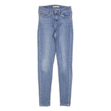 LEVI'S Womens Jeans Blue Slim Skinny Denim Medium W25 L30 Stylish Cotton Blend