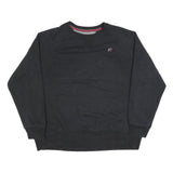 RUSSELL ATHLETIC Mens Black Crew Neck XL Cotton Blend Sweatshirt Pullover