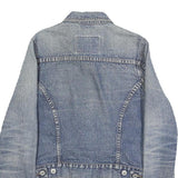 JACOB ANNEXE Womens Blue Cotton Denim Jacket S Classic Button Closure Casual