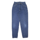 LEE Womens Blue Regular Fit Straight Leg Denim Jeans W24 L28 Classic Cotton Zip