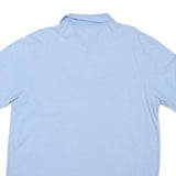 NAUTICA Mens Blue & Black Block Short Sleeve L Cotton Blend Polo Shirt