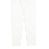 LEVI'S Womens Jeans White Slim Skinny Cotton Blend W25 L26 Stylish Zip Closure