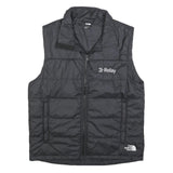 THE NORTH FACE Mens Black Relay Quilted Jacket M Polyester Zip Pocket Outdoor