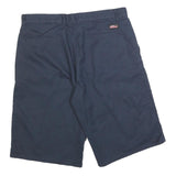 DICKIES Mens Shorts Navy Blue Casual L W34 Workwear Cotton Blend