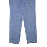 BOXX Mens Regular Fit Straight Blue Denim Jeans W34 L33 Classic Cotton Zip