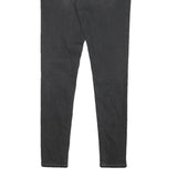 LEVI'S 710 Womens Slim Black Denim Raw W28 L29 Stretch Skinny Jeans