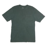 DICKIES Mens Green T-Shirt M Short Sleeve Crew Neck Pocket Workwear Casual