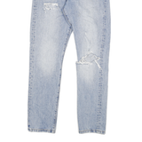 LEVI'S 501S Womens Jeans Blue Classic Straight Denim Stone Wash W25 L28