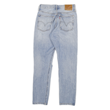 LEVI'S 501S Womens Jeans Blue Classic Straight Denim Stone Wash W25 L28