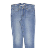 LEVI'S 711 Womens Slim Blue Denim Medium W28 L28 Slim Fit Zip Jeans