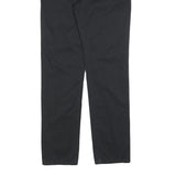 CARHARTT Mens Cotton Blend Black Slim Straight Trousers W31 L32 Workwear Casual