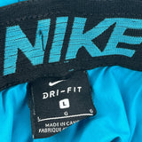 Nike Sport Shorts - Large Blue Polyester