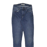 LEVI'S Womens Slim Blue Denim Jeans W24 L28 Classic Zip Pockets Skinny