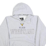 X GRAIN Mens Grey Hoodie XS Elks Wrestling Cotton Blend Pullover