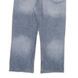 DICKIES Mens Regular Blue Denim Light Wash Jeans W38 L27 Classic Zip Pockets