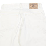 JH BREAKERS Mens White Casual Cotton Blend Shorts M W32 Comfortable Fit