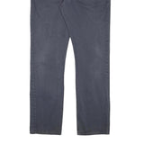 LEVI'S Mens Cotton Blend Blue Regular Straight Trousers W35 L33 Classic Zip